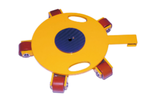 萬(wàn)向搬運(yùn)小坦克車(chē)用于立式銑床移運(yùn)